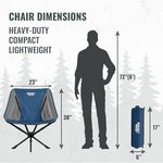 360° Rotation Swivel Camping Chair