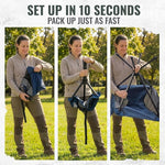 360° Rotation Swivel Camping Chair